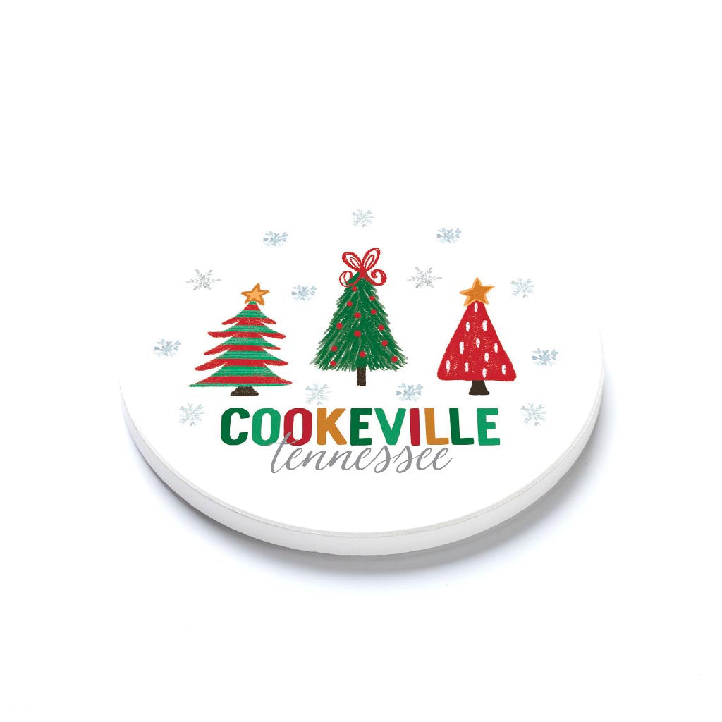 Ceramic Round Coaster-Whimsy Wonderland Cookeville Tennessee