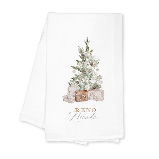 Cotton Tea Towel White-Crystal Cottage Reno Nevada -0