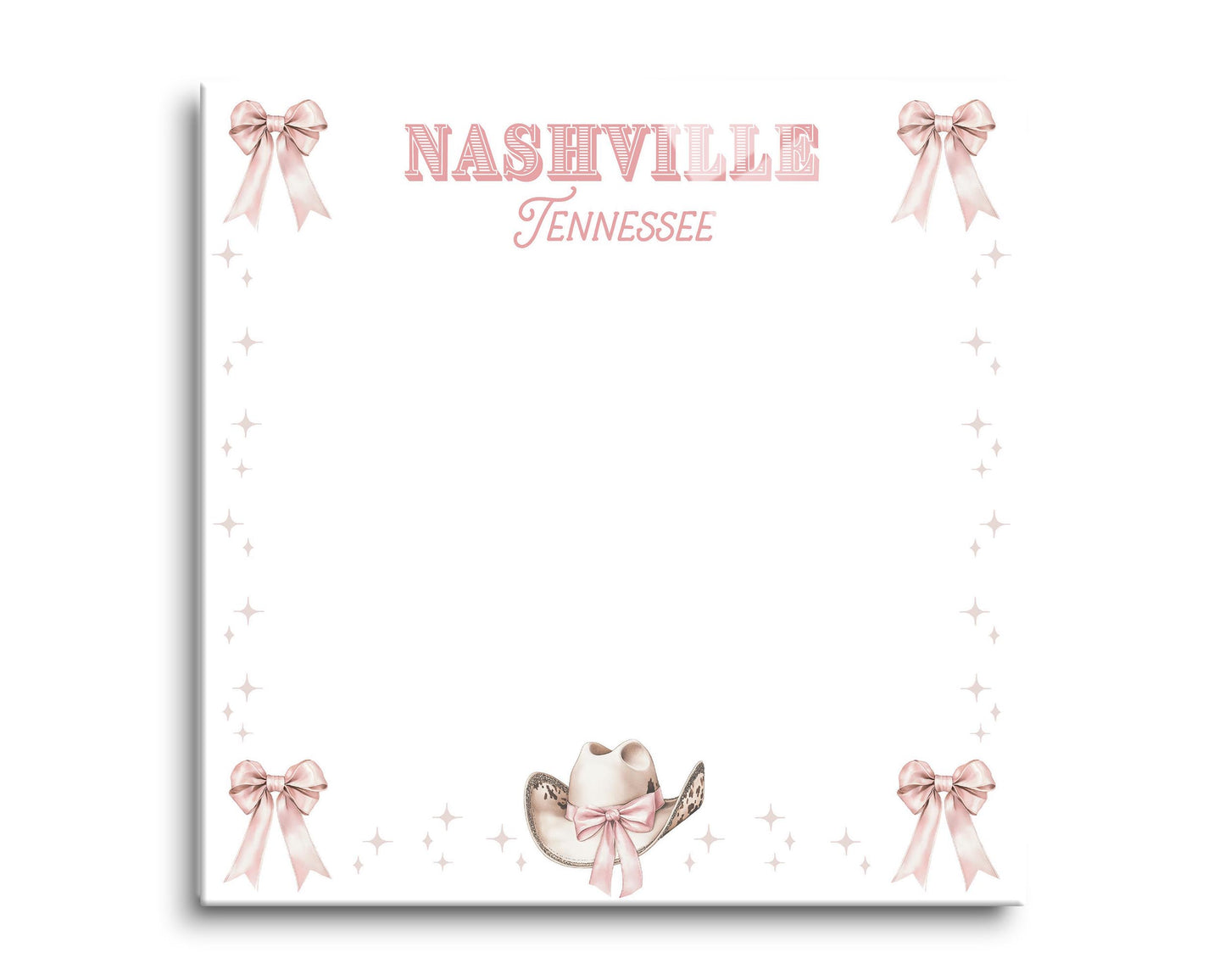 8x8 Glass Dry Erase-Love+Local Coquette Cowgirl -0