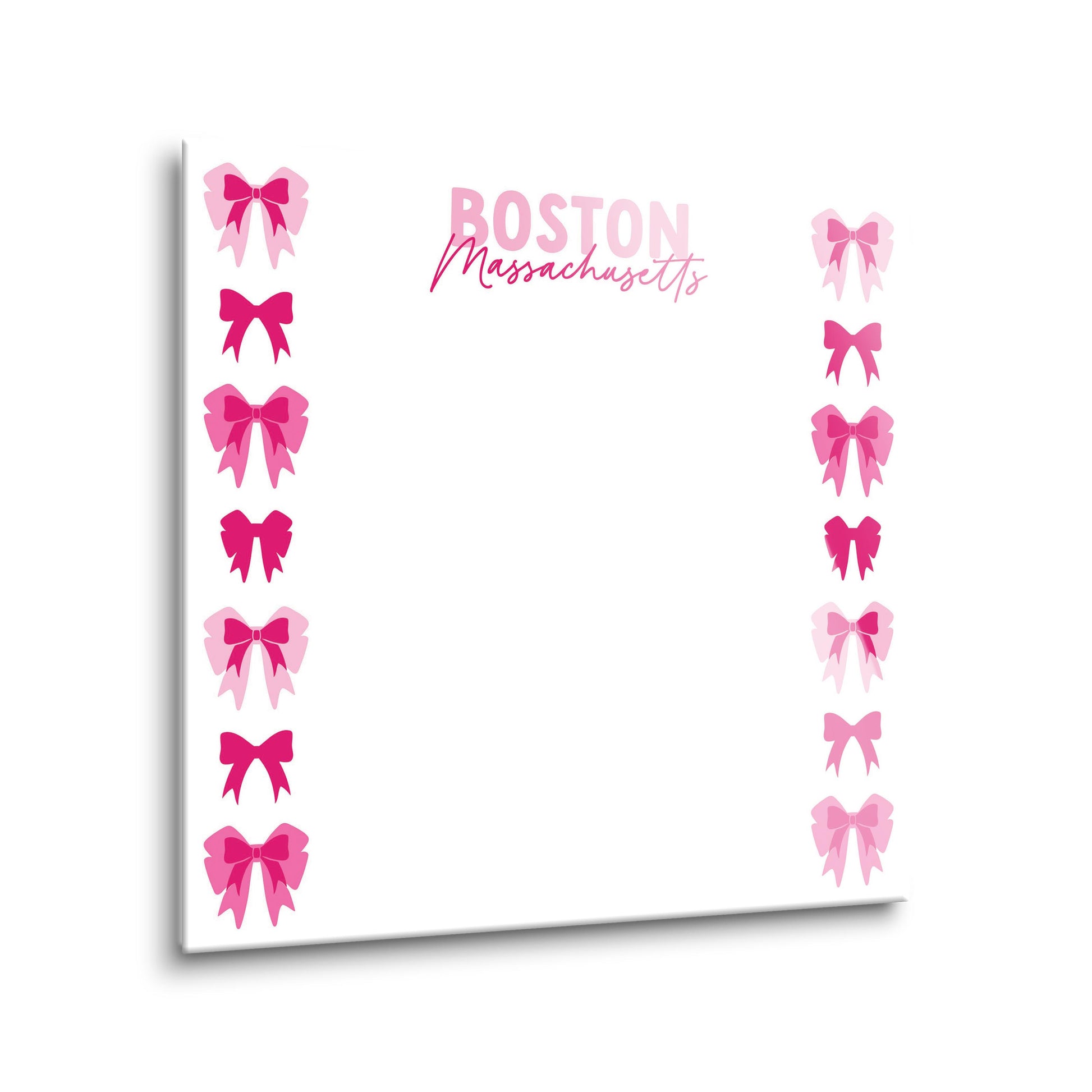 8x8 Glass Dry Erase-Love+Local Bonita Bows -1