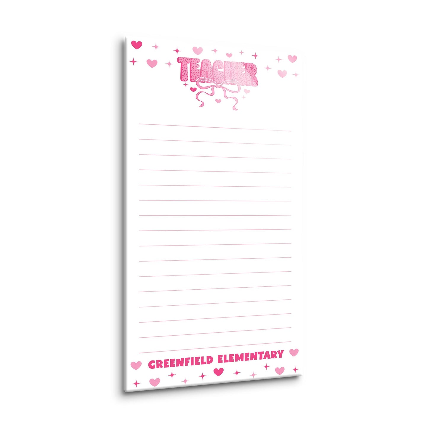 8x16 Glass Dry Erase-Love+Local Classroom Coquette Teacher Bow -1