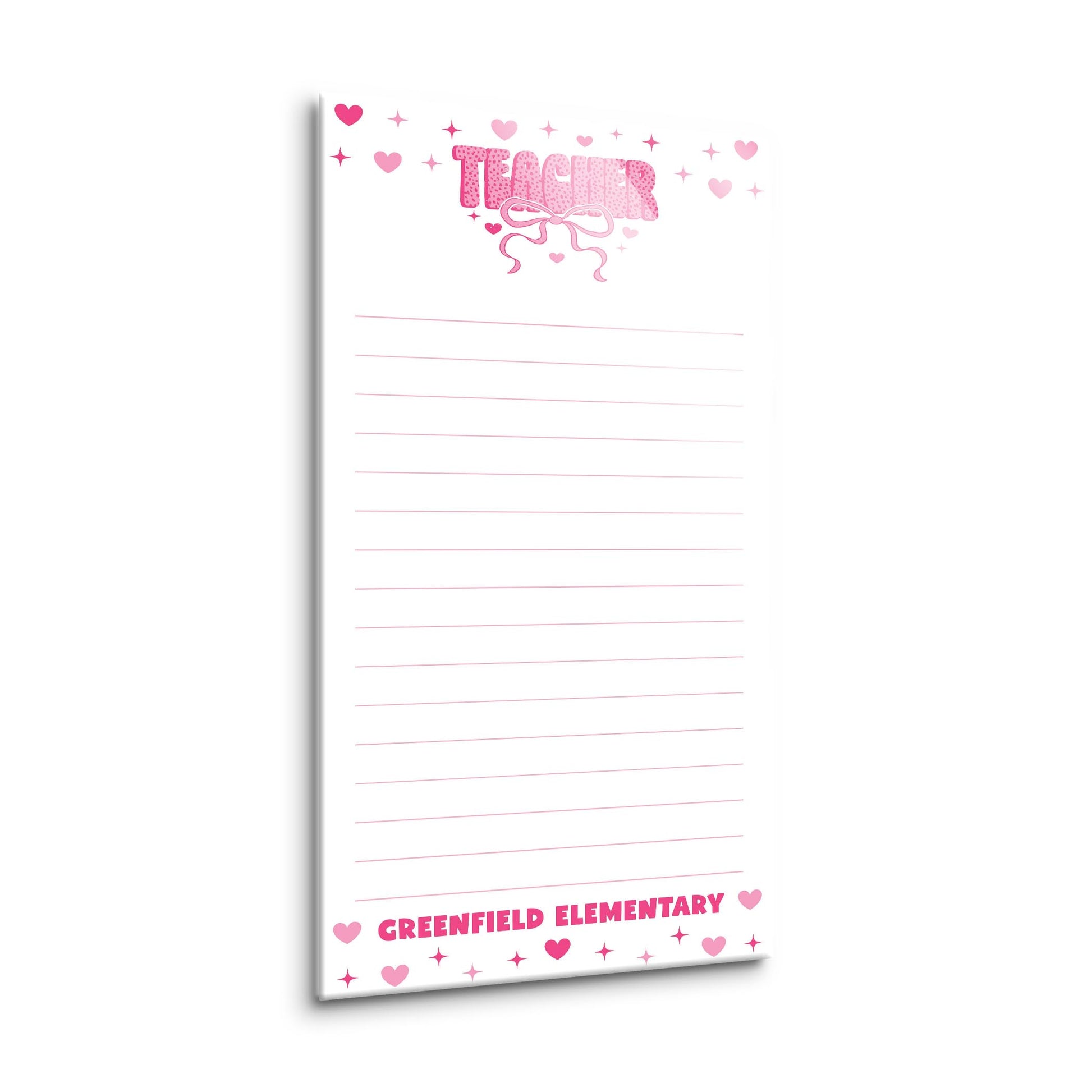 8x16 Glass Dry Erase-Love+Local Classroom Coquette Teacher Bow -1