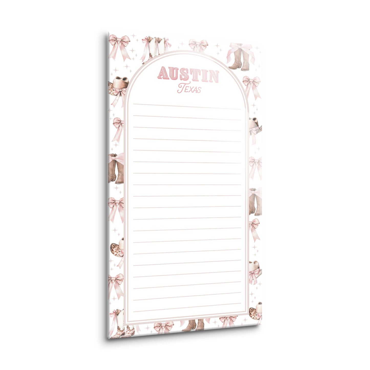 8x16 Glass Dry Erase-Love+Local Coquette Cowgirl -1