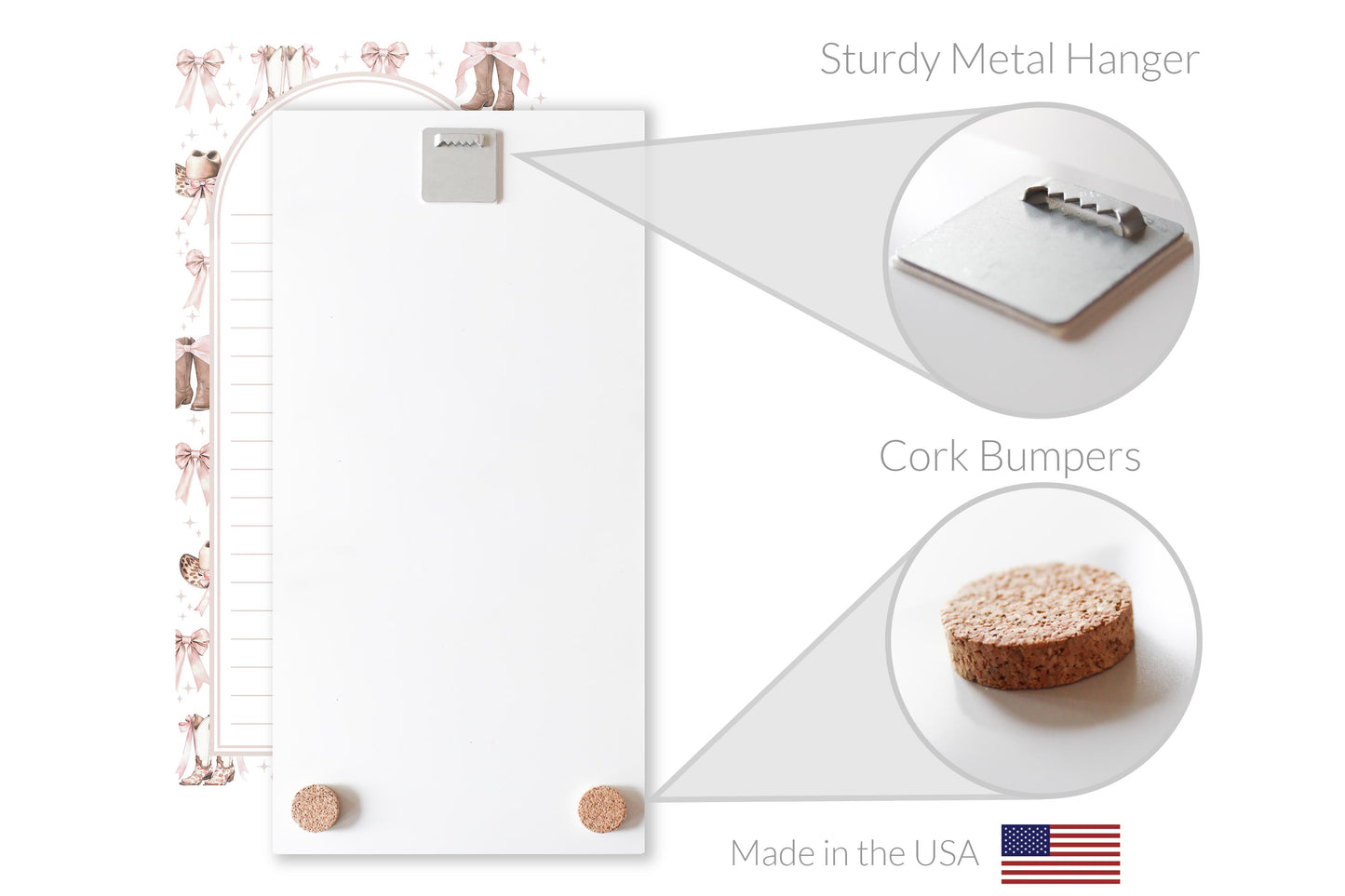 8x16 Glass Dry Erase-Love+Local Coquette Cowgirl -4