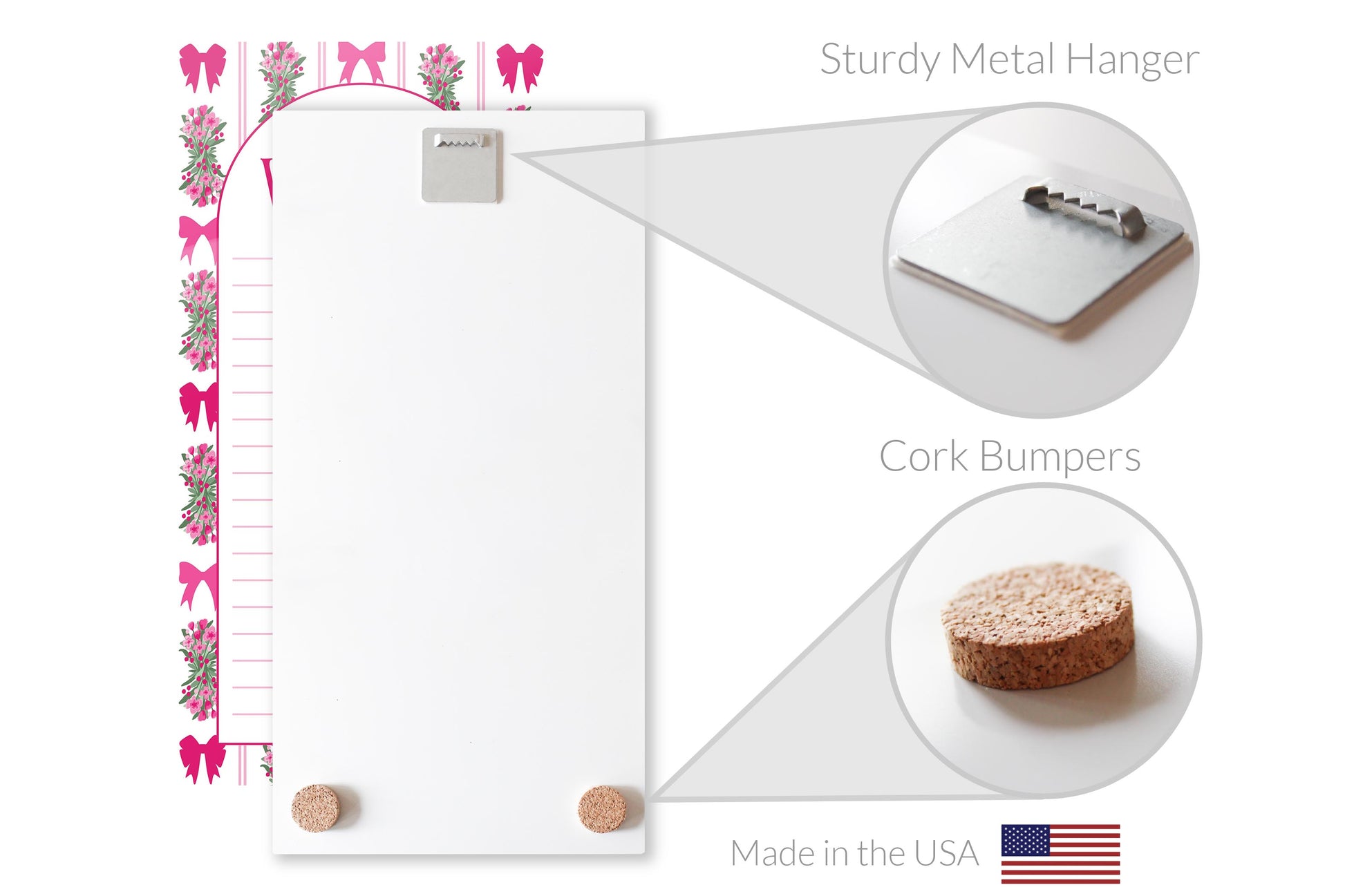 8x16 Glass Dry Erase-Love+Local Bonita Bows -4