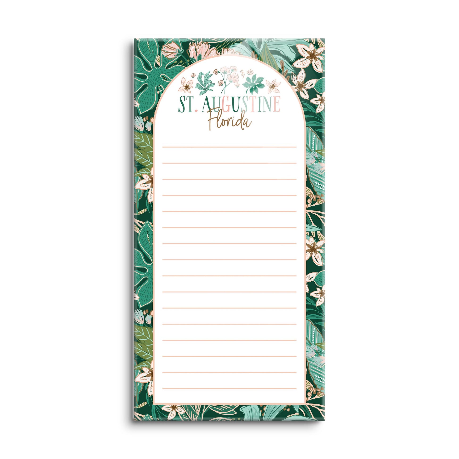 8x16 Glass Dry Erase-Love+Local Lush Tropics -0