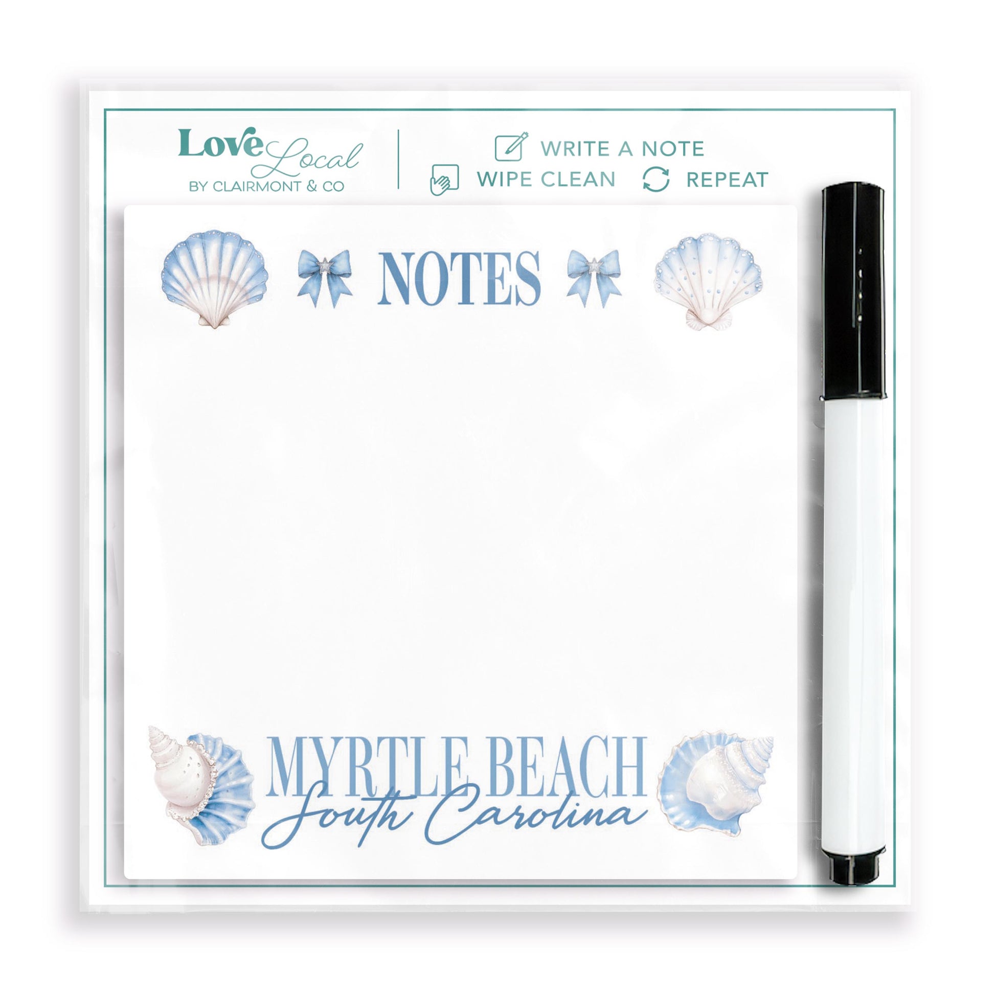 4x4 Clear Reminder Love Local-Love+Local Coastal Cowgirl -0