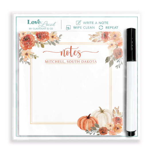 4x4 Clear Reminder Love Local-Fall & Harvest Mitchell South Dakota