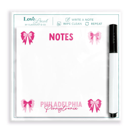 4x4 Clear Reminder Love Local-Love+Local Bonita Bows -0