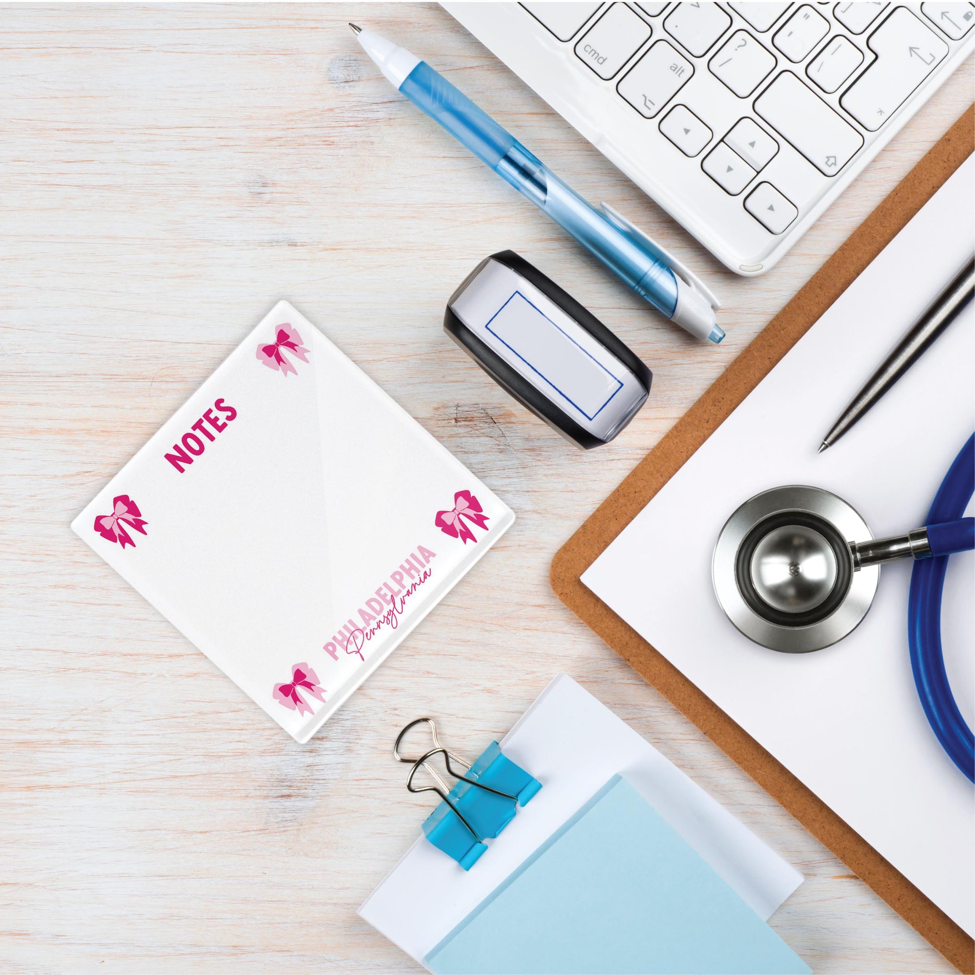 4x4 Clear Reminder Love Local-Love+Local Bonita Bows -3