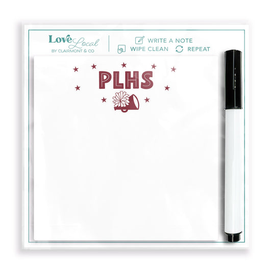 4x4 Clear Reminder Love Local-Game Day Stars PLHS Cheer
