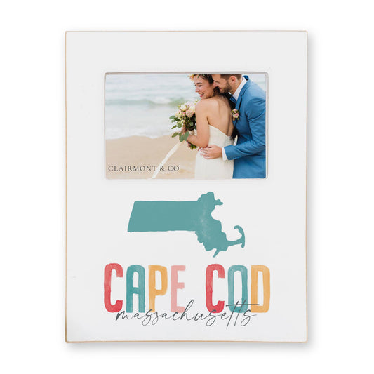 Lily Frame Vertical-Watercolor City Cape Cod Massachusetts