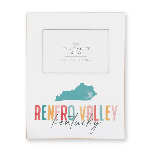 Lily Frame Vertical-Watercolor City Renfro Valley Kentucky -0