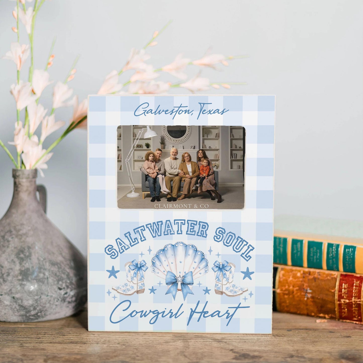 Lily Frame Vertical-Love+Local Coastal Cowgirl -1