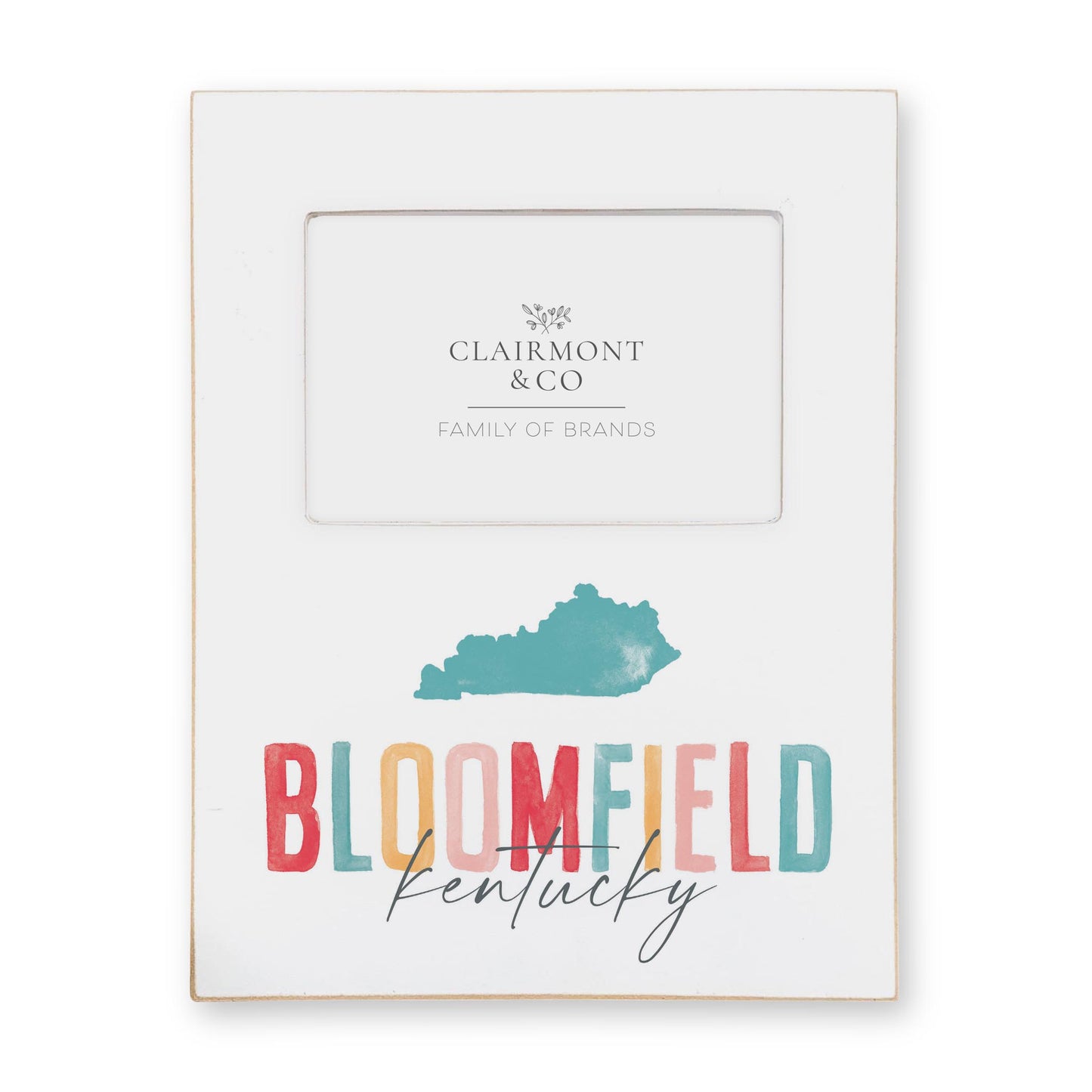 Lily Frame Vertical-Watercolor City Bloomfield Kentucky -0