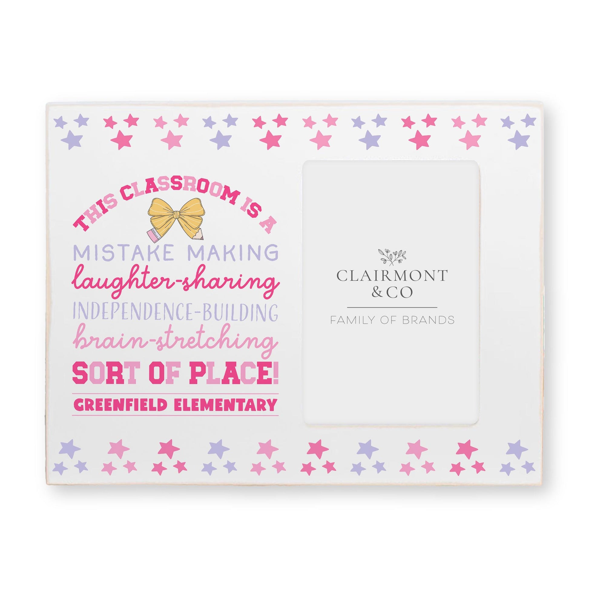 Lily Frame Horizontal-Love+Local Classroom Coquette This Classroom -0