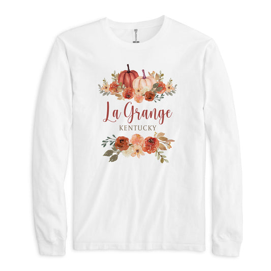 Long Sleeve T-Shirt White-Fall & Harvest La Grange Kentucky