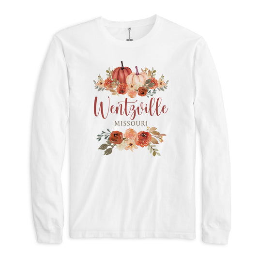 Long Sleeve T-Shirt White-Fall & Harvest Wentzville Missouri