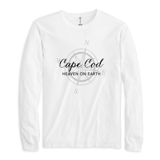 Long Sleeve T-Shirt White-Cape Cod Heaven On Earth