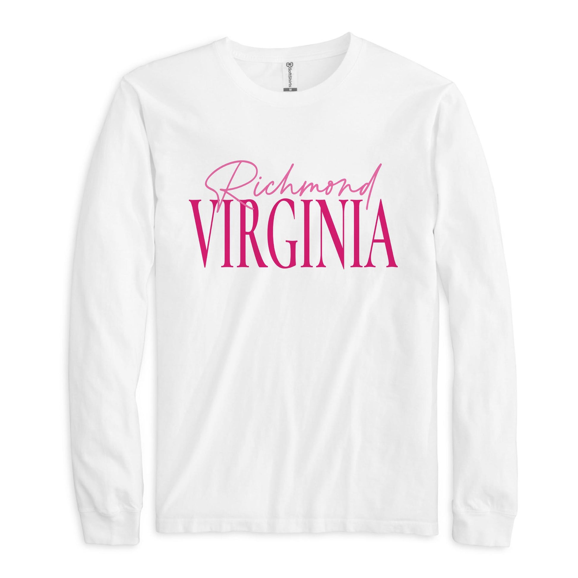 Long Sleeve T-Shirt White-Love+Local Bonita Bows -0