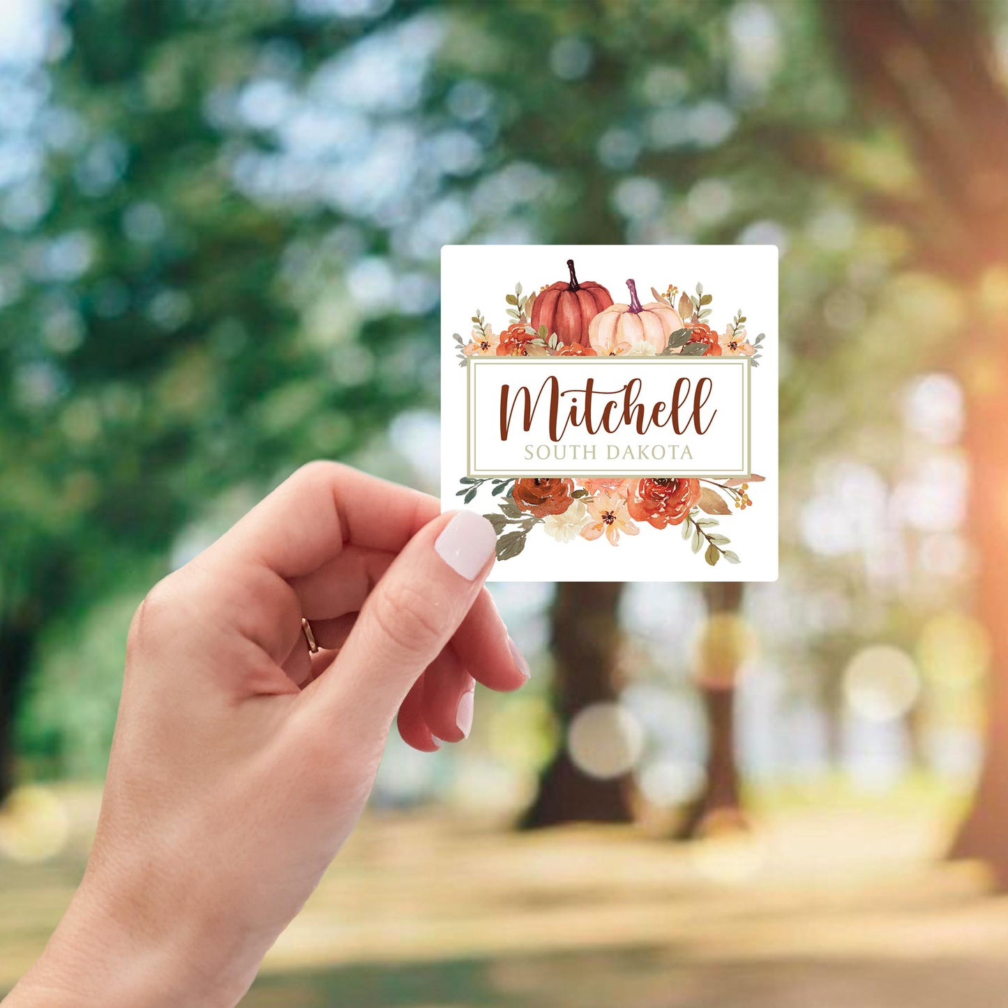 Vinyl Magnet-Fall & Harvest Mitchell South Dakota