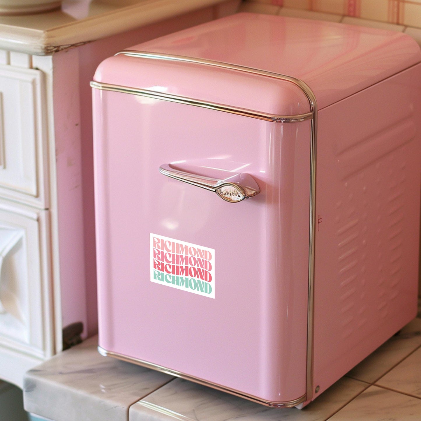 Vinyl Magnet-Retro Wave Richmond -2