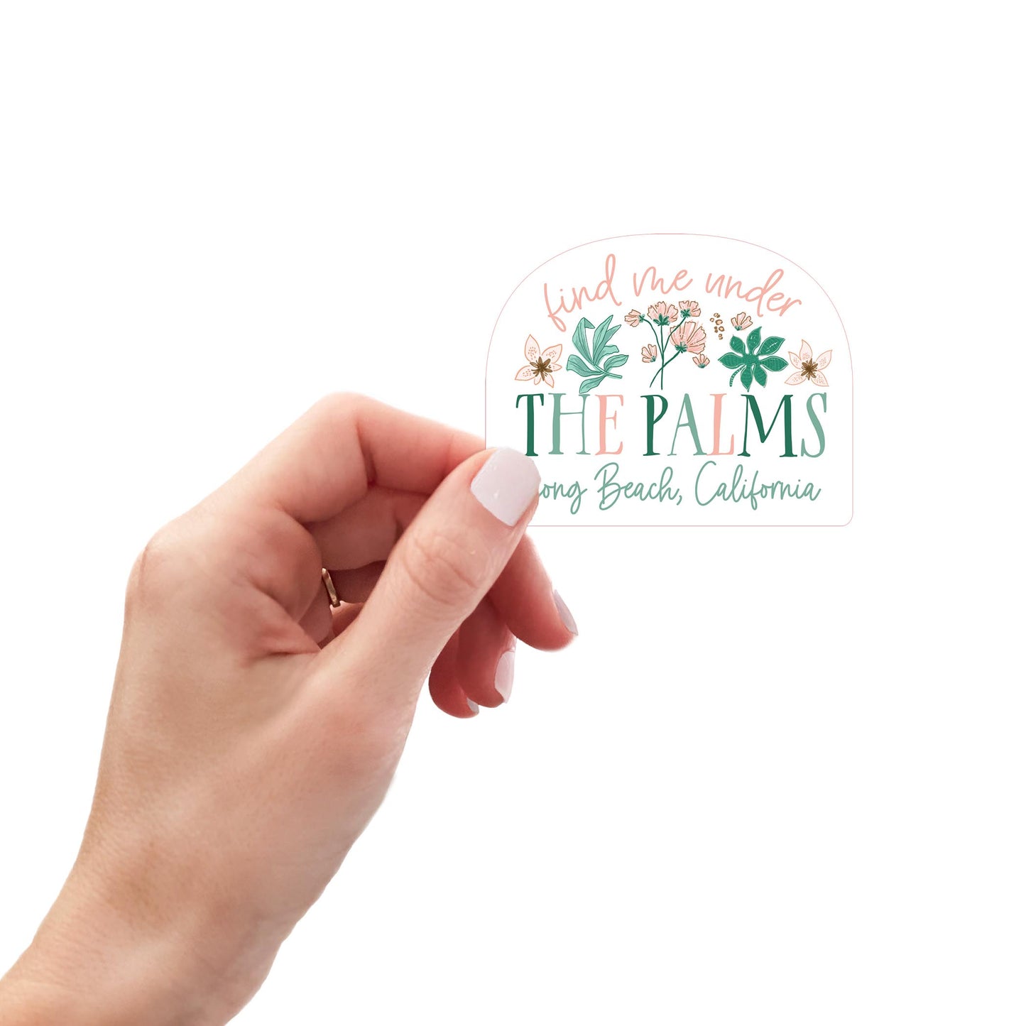 Vinyl Magnet-Love+Local Lush Tropics -0