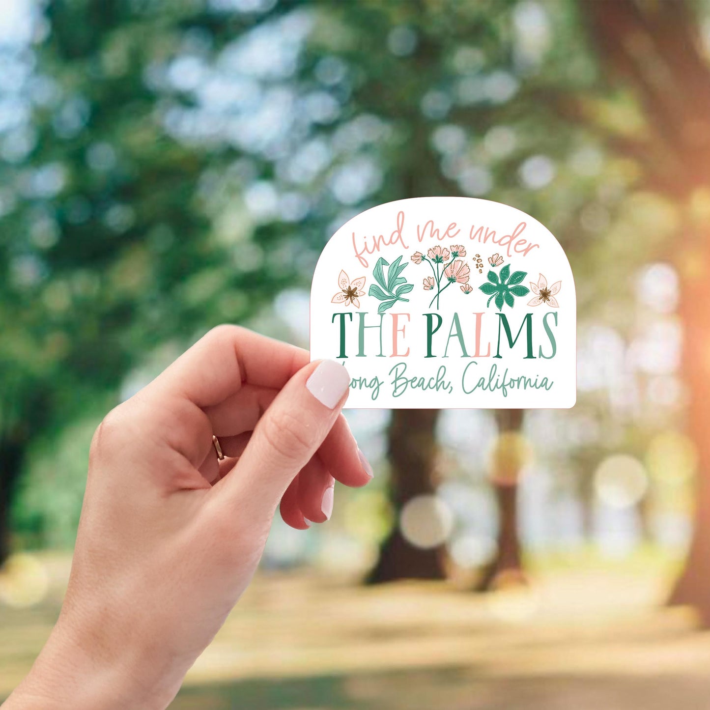 Vinyl Magnet-Love+Local Lush Tropics -1