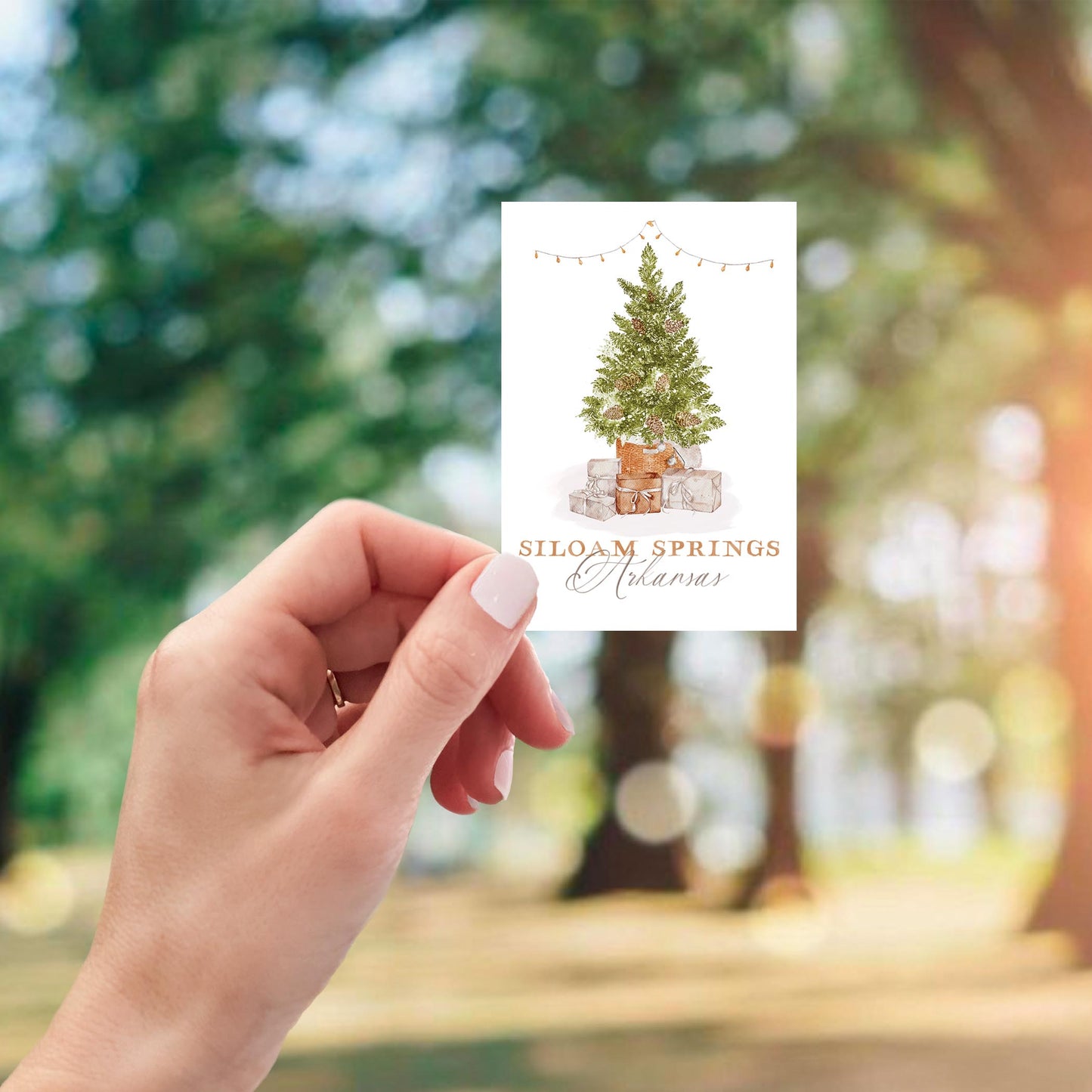 Vinyl Magnet-Cottage Tree Siloam Springs Arkansas