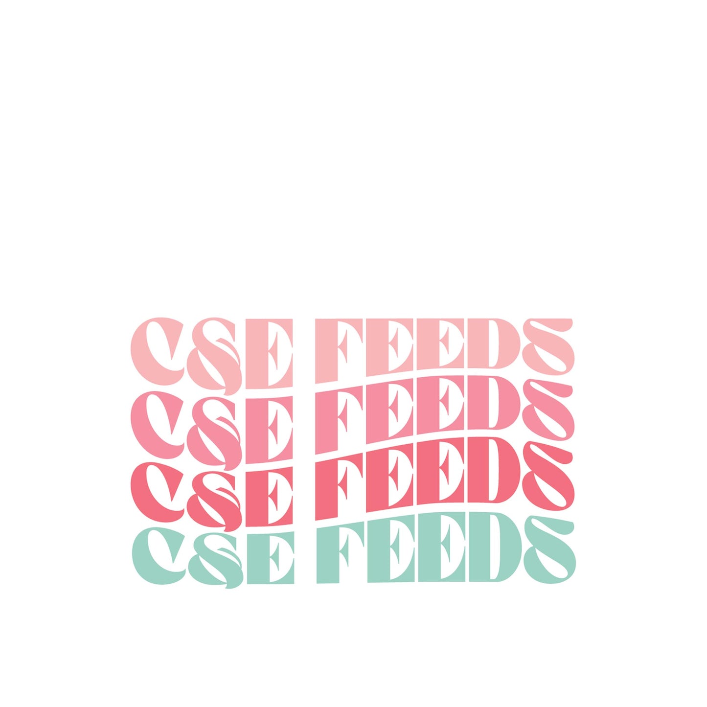 Vinyl Magnet-Retro Wave C&E Feeds