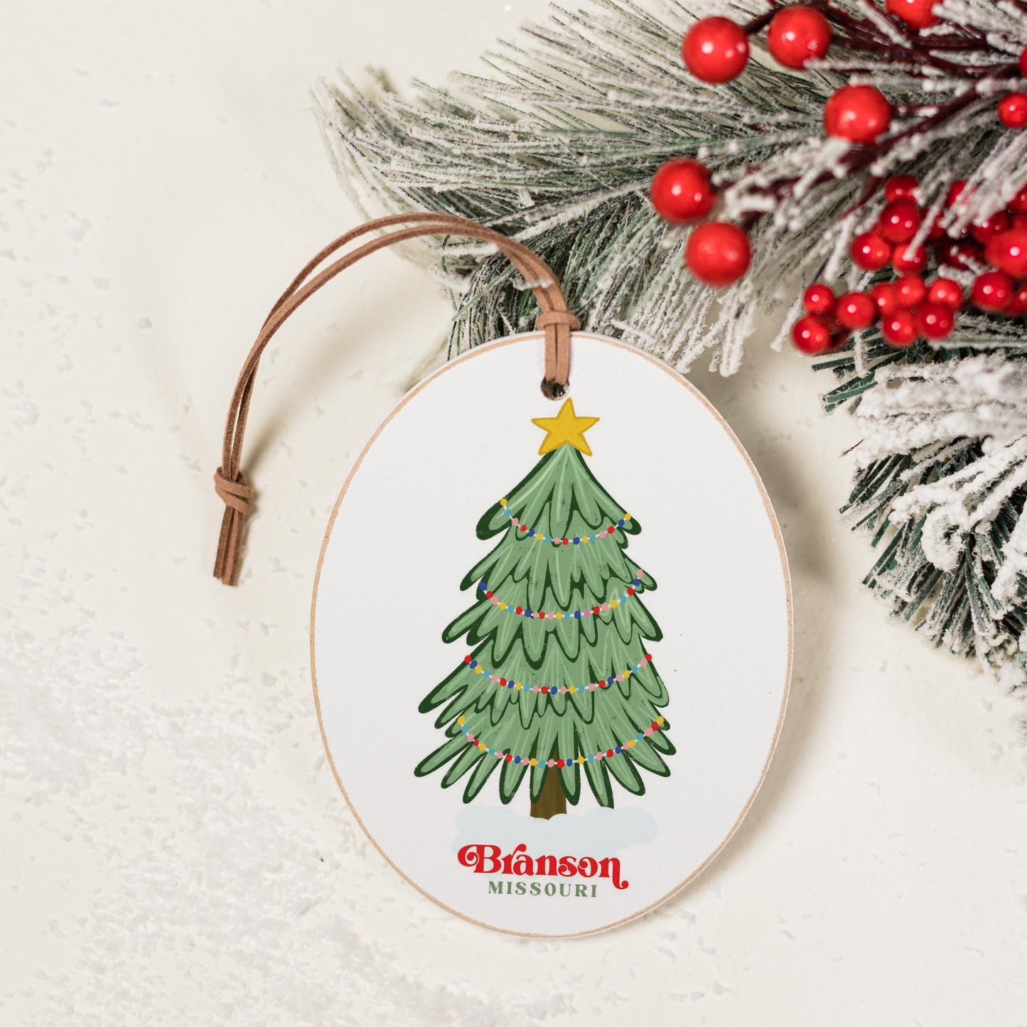 Oval Ornament-Gumdrop Christmas Tree Branson Missouri -1