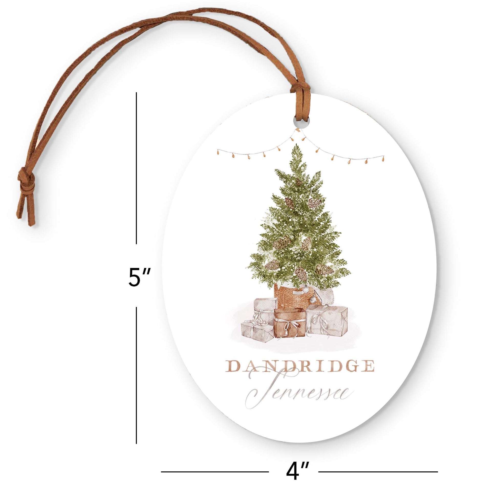 Oval Ornament-Cottage Tree Dandridge Tennessee -3
