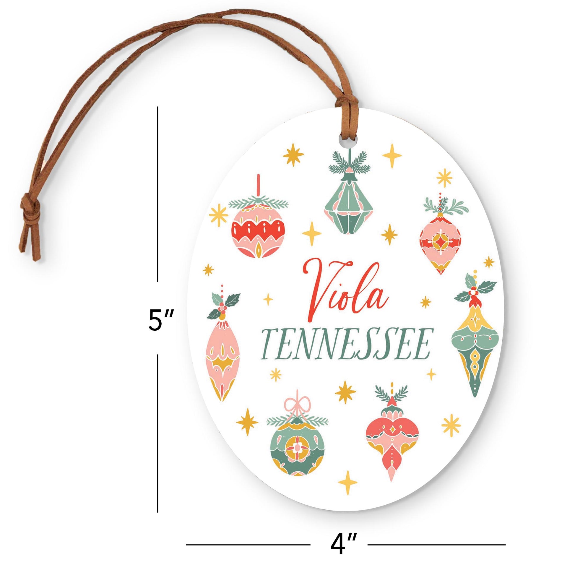 Oval Ornament-Ornament Gems Viola Tennessee -3