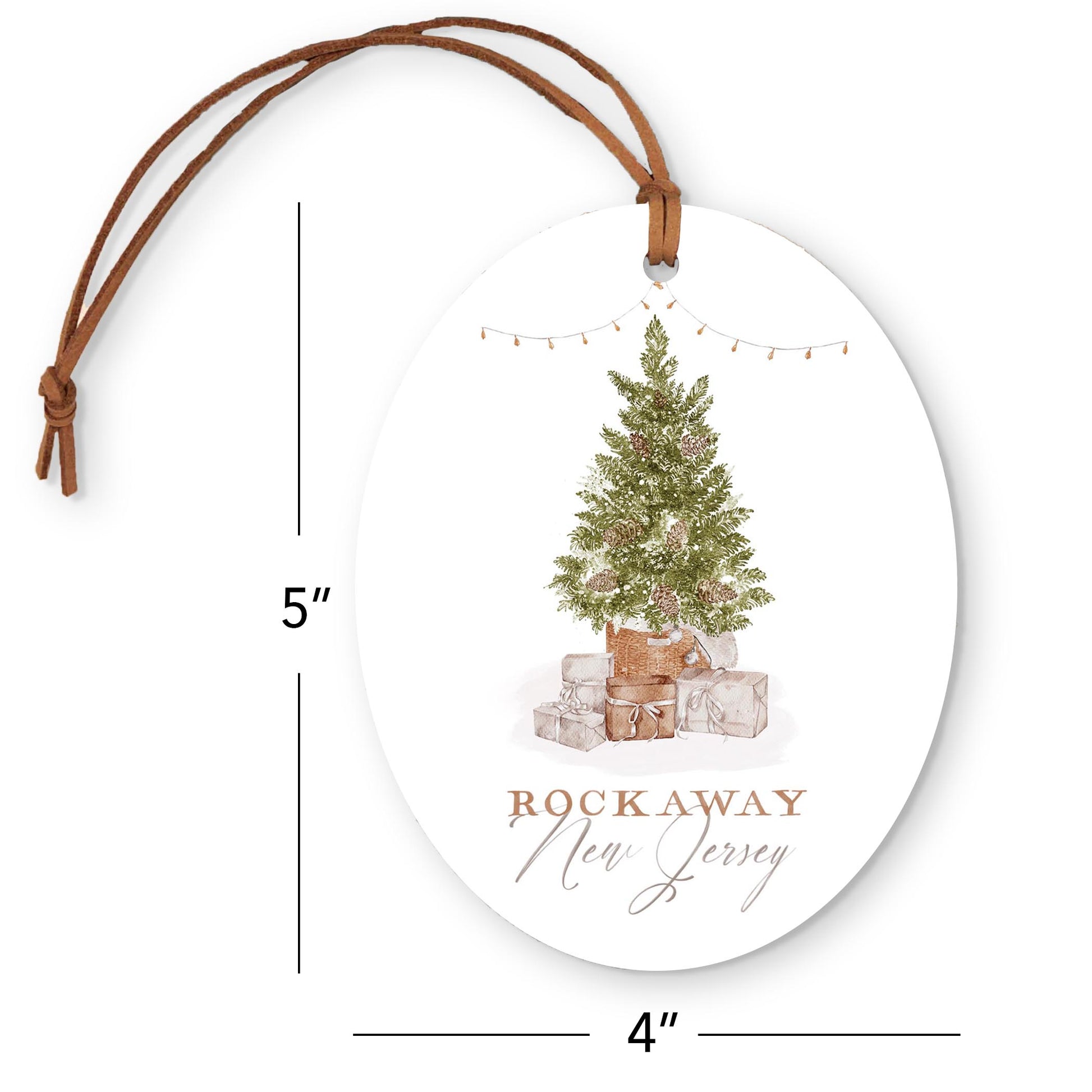 Oval Ornament-Cottage Tree Rockaway New Jersey -3