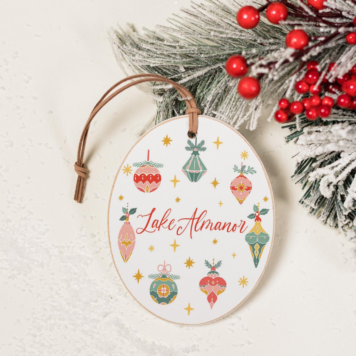 Oval Ornament-Ornament Gems Lake Almanor -1