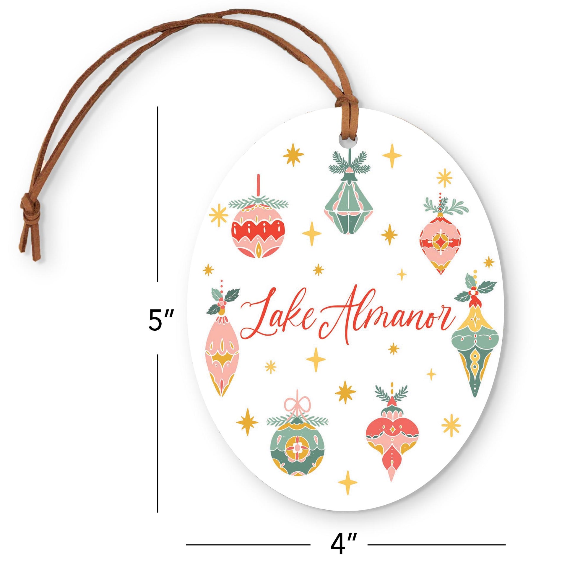 Oval Ornament-Ornament Gems Lake Almanor -3