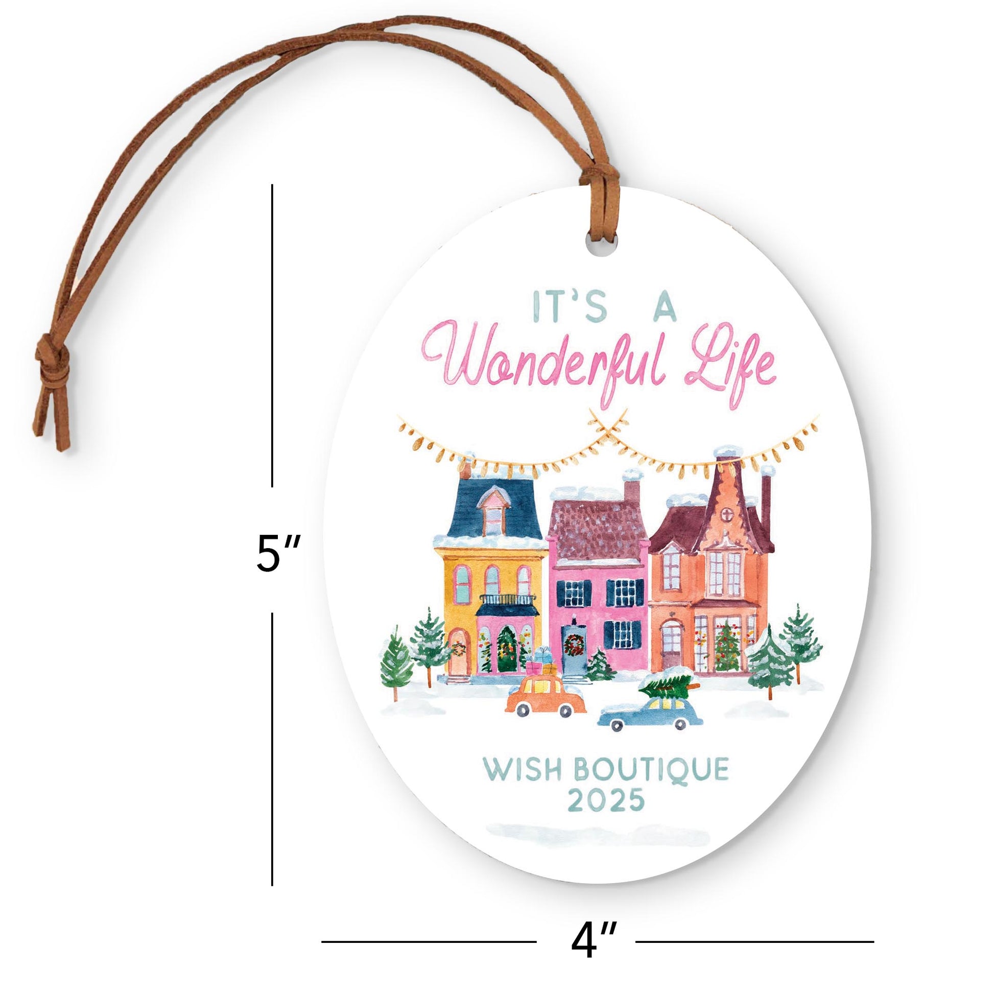 Oval Ornament-It's A Wonderful Life Wish Boutique 2025 -3