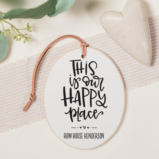 Oval Ornament-Our Happy Place Row House Henderson -0