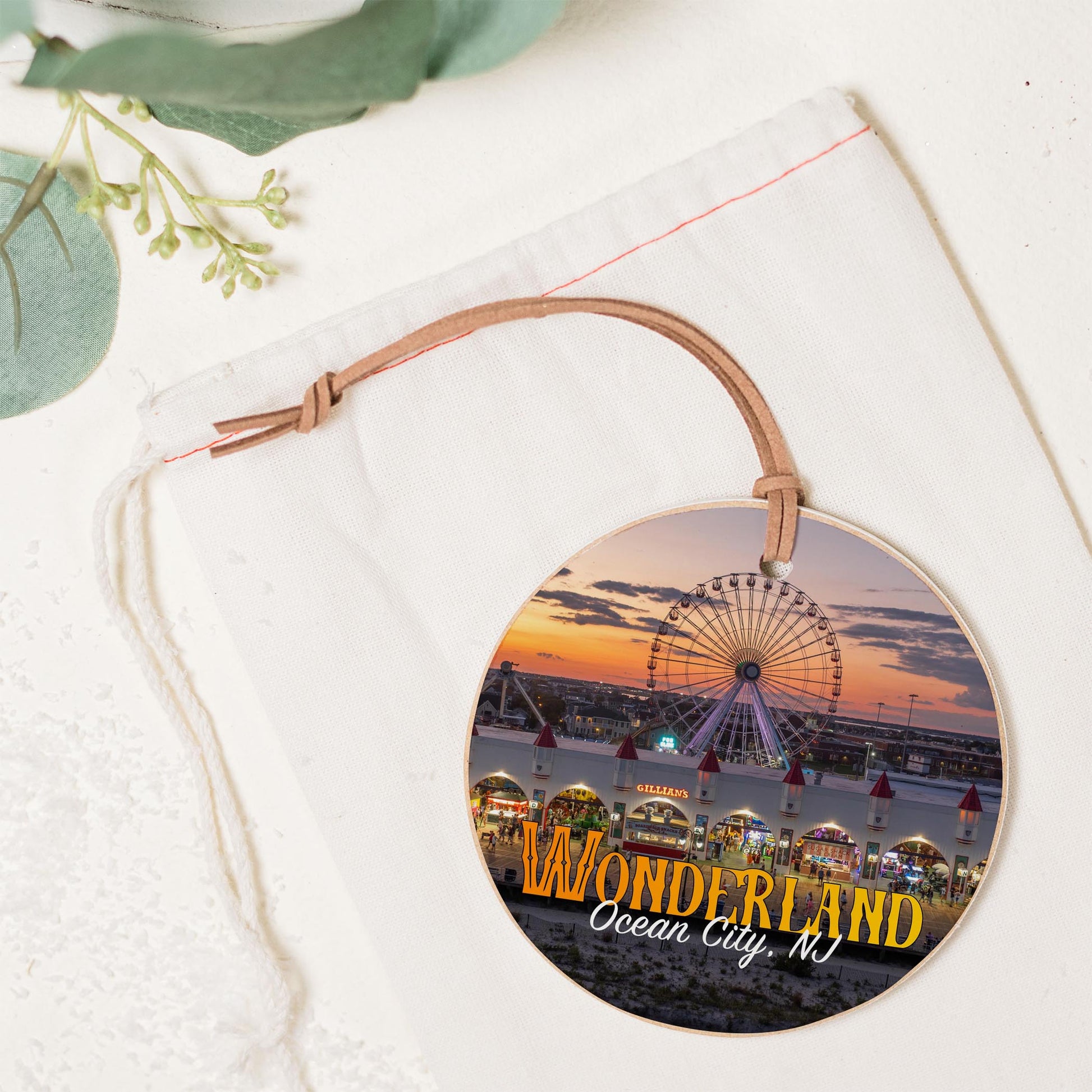 4" Round Ornament-Wonderland Ornament 2 -1