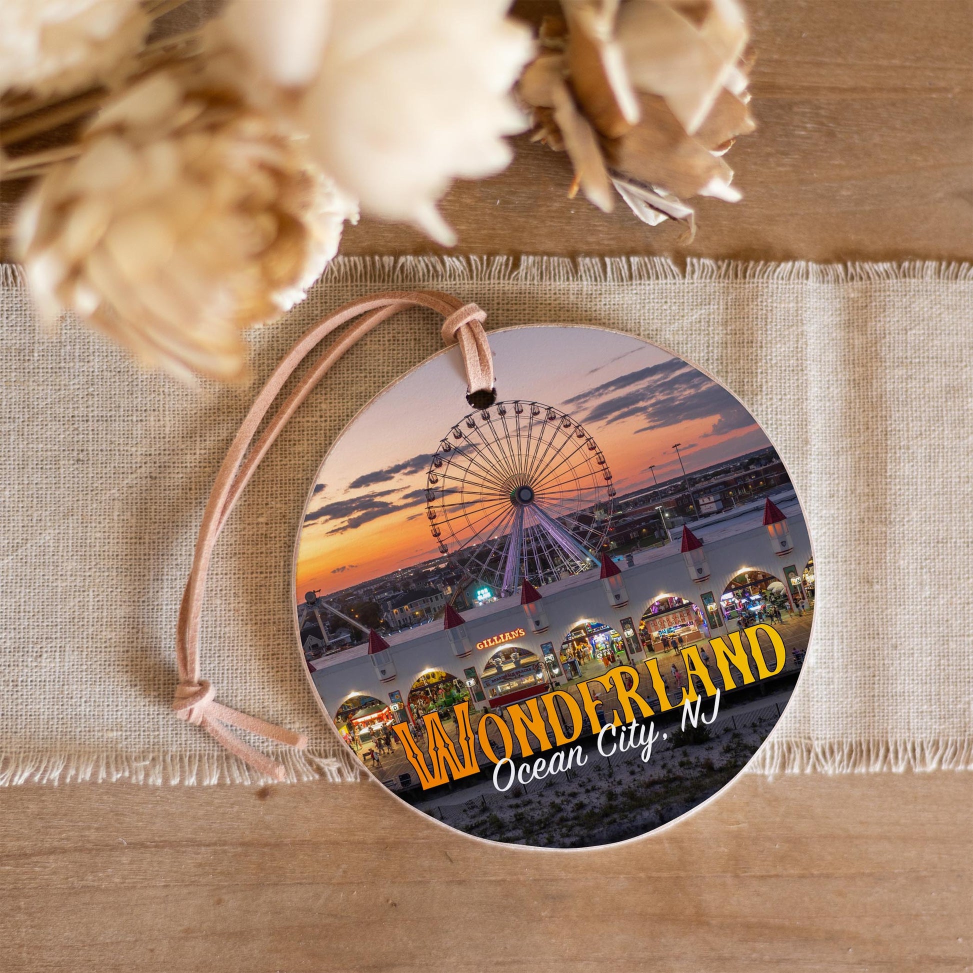 4" Round Ornament-Wonderland Ornament 2 -3