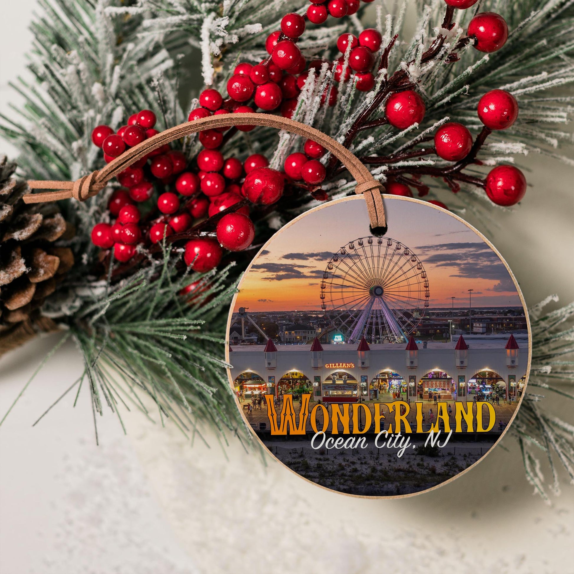 4" Round Ornament-Wonderland Ornament 2 -4