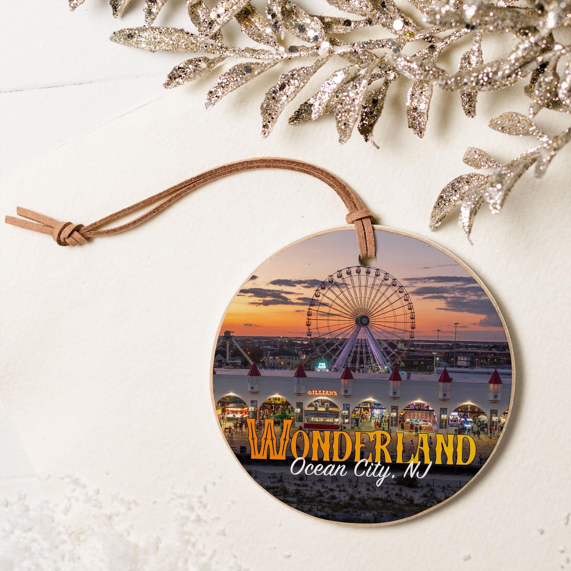 4" Round Ornament-Wonderland Ornament 2 -5