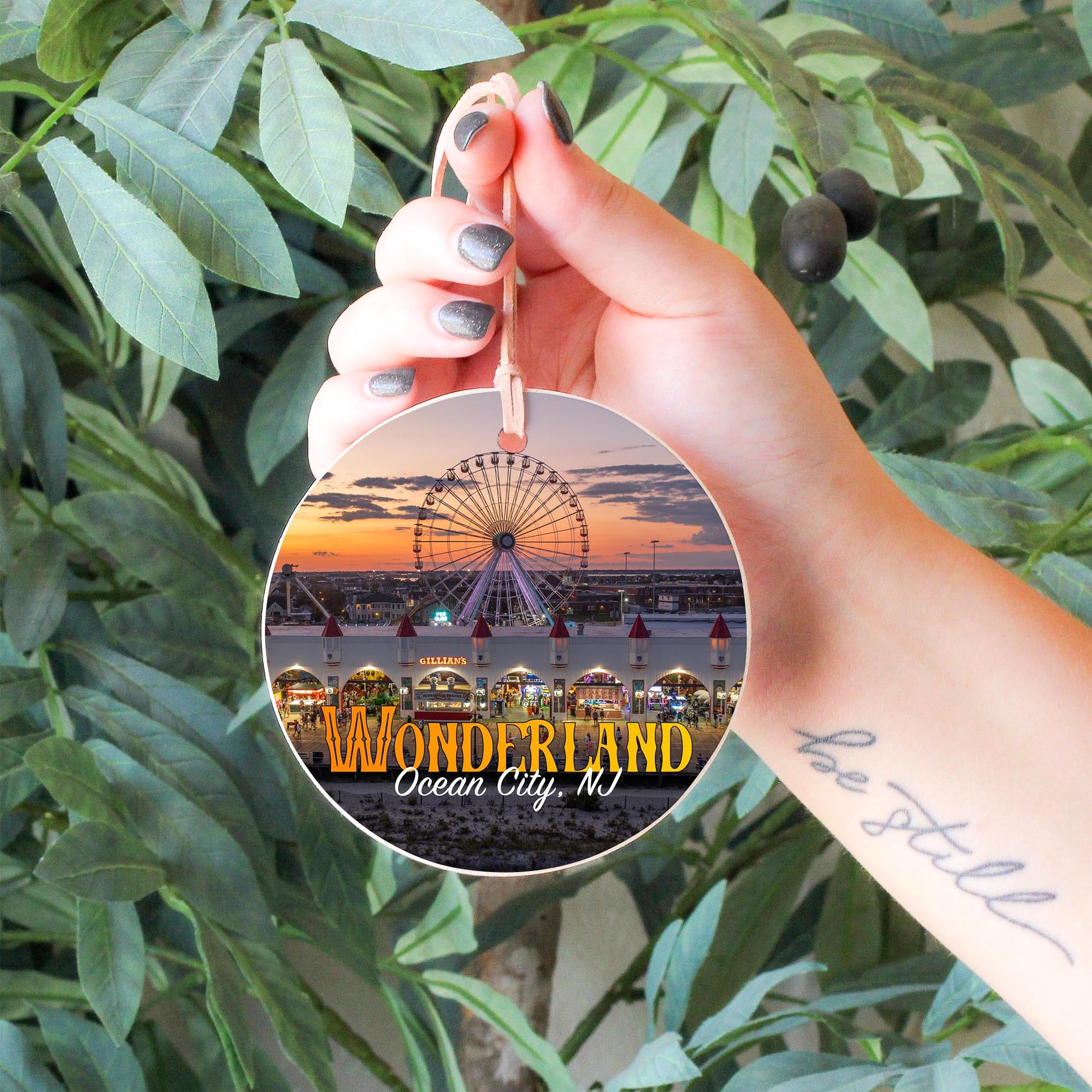 4" Round Ornament-Wonderland Ornament 2 -6