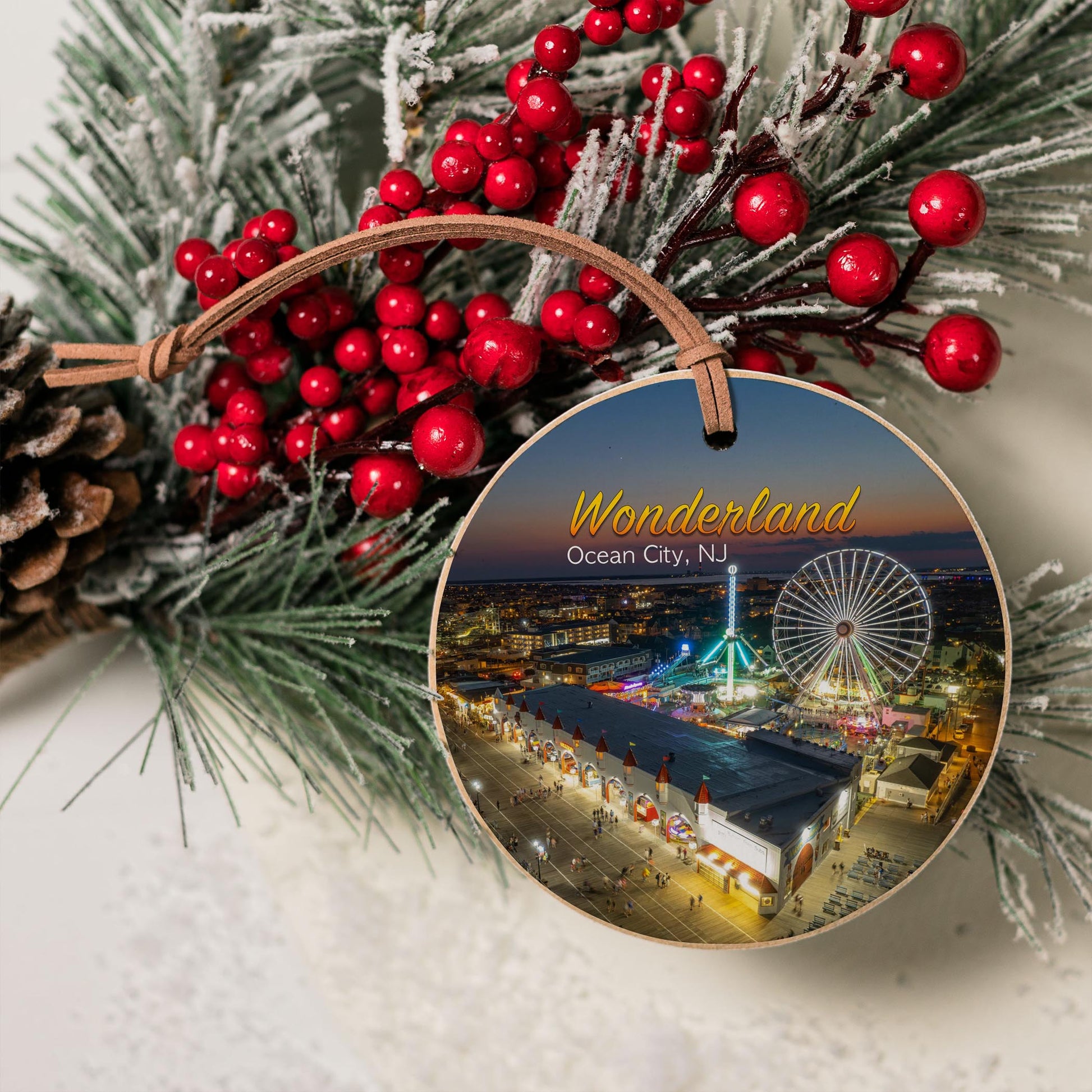4" Round Ornament-Wonderland Ornament 1 -4