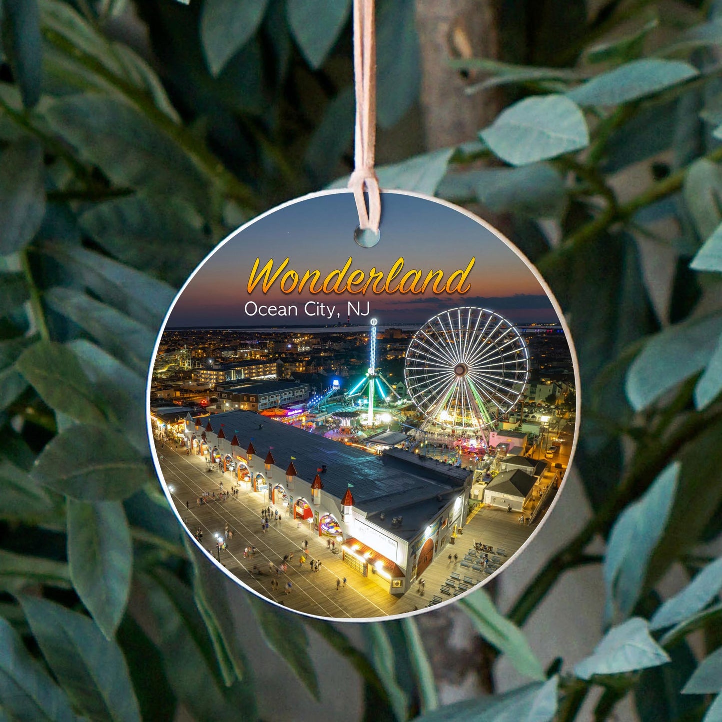 4" Round Ornament-Wonderland Ornament 1 -2