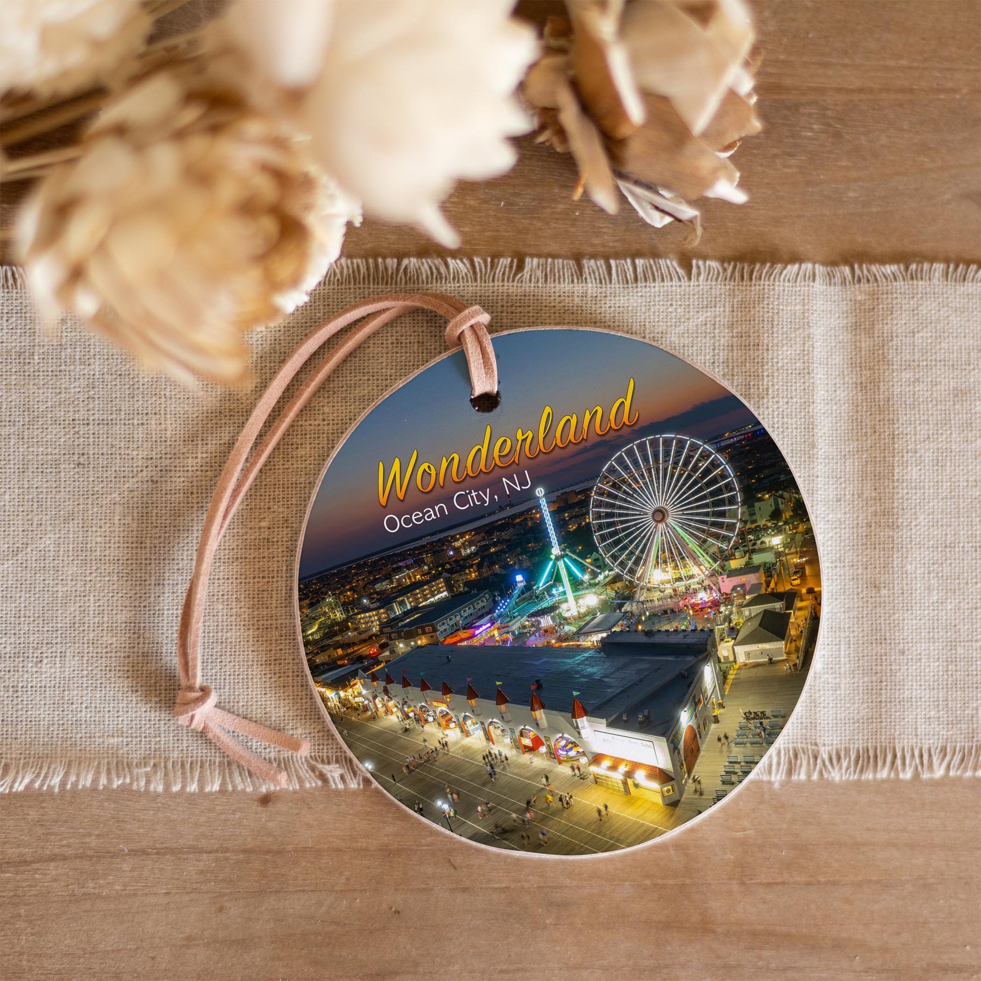 4" Round Ornament-Wonderland Ornament 1 -3