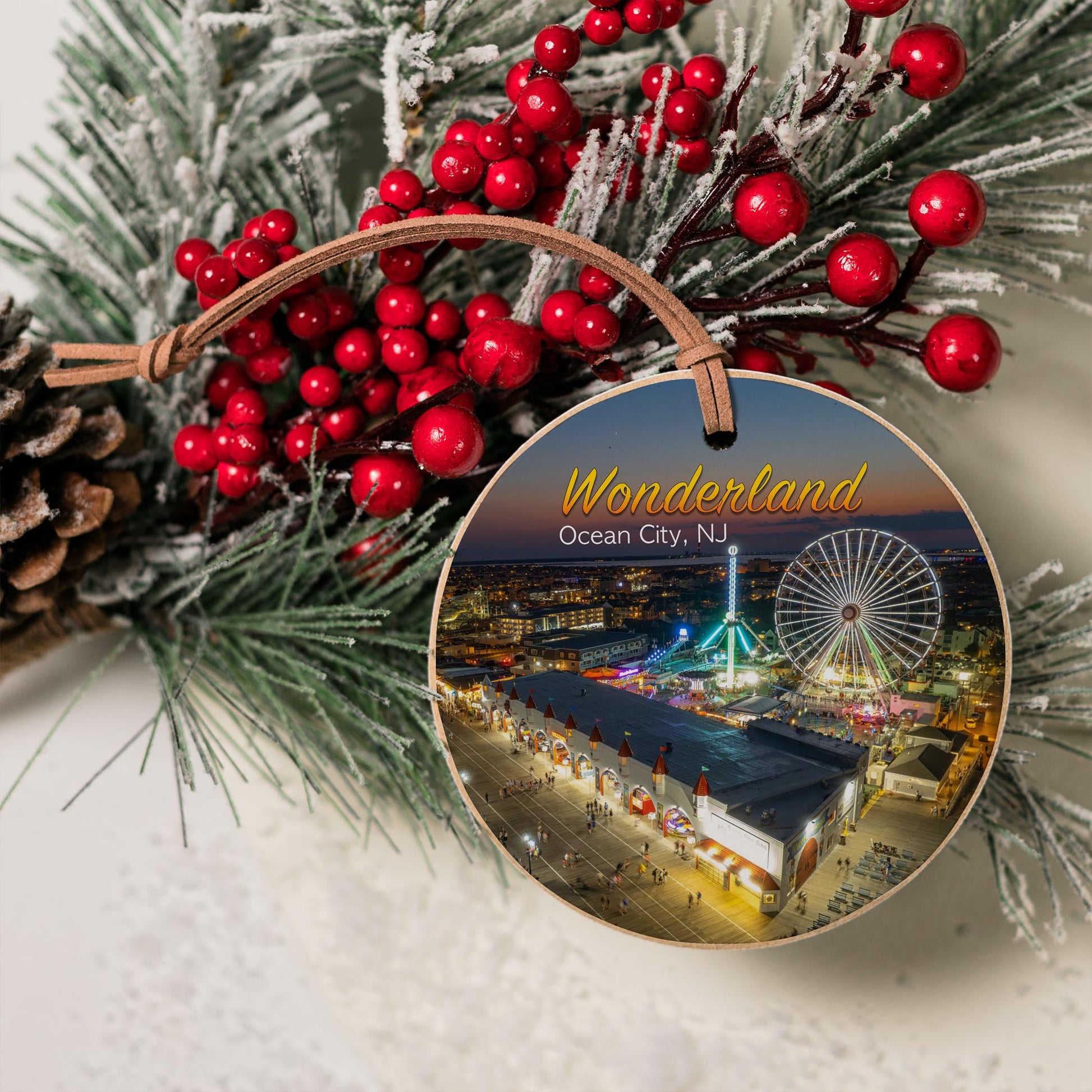 4" Round Ornament-Wonderland Ornament 1 -4