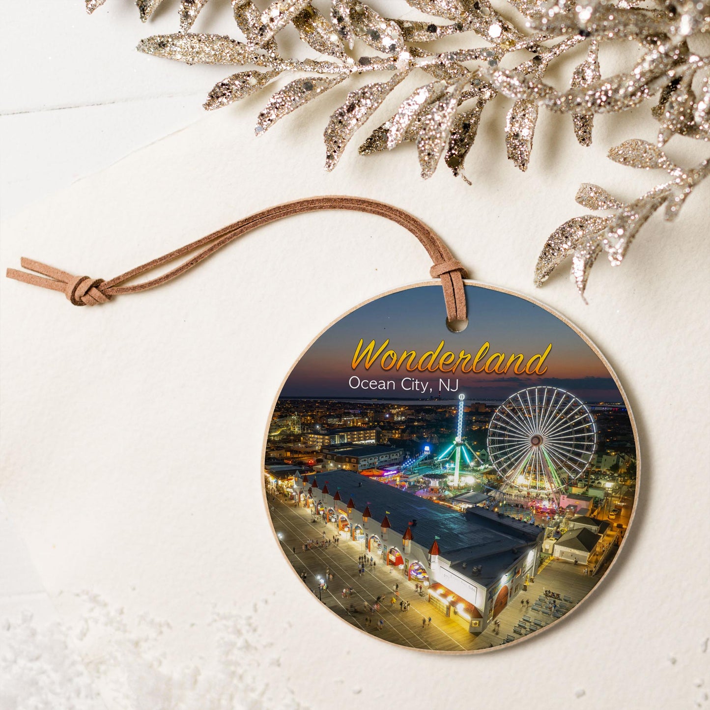 4" Round Ornament-Wonderland Ornament 1 -5
