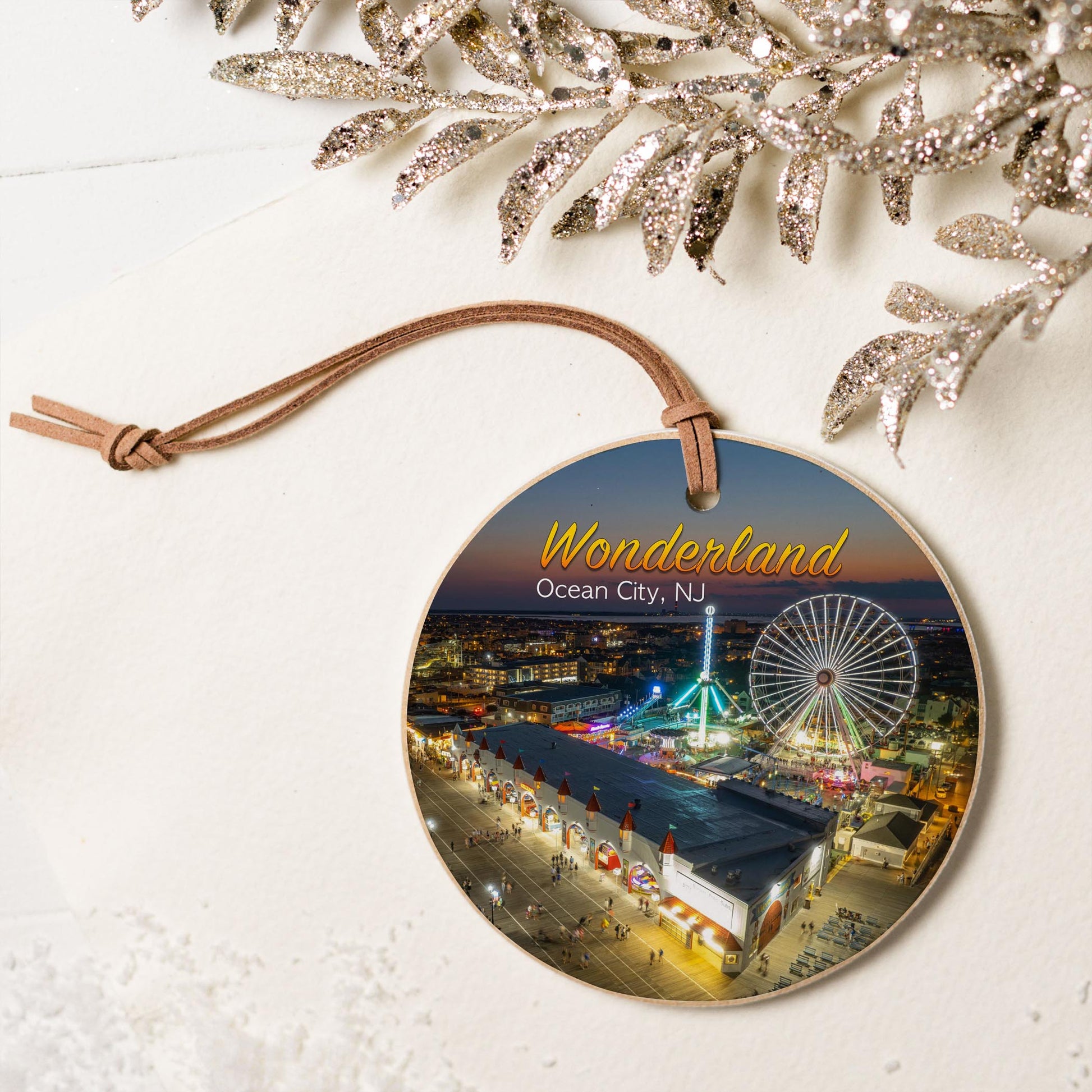 4" Round Ornament-Wonderland Ornament 1 -5