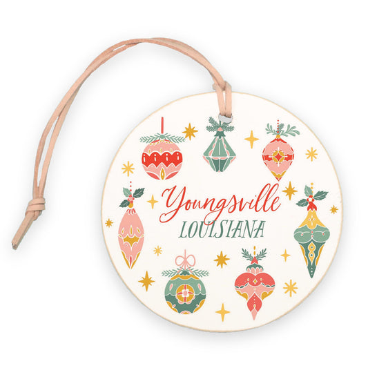 4" Round Ornament-Ornament Gems Youngsville Louisiana -0